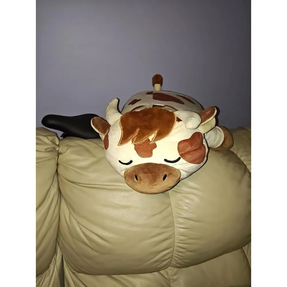 30'' Auspicious Beginning Giant Cute Spotted Highland Cow Plush Stuffed Animal